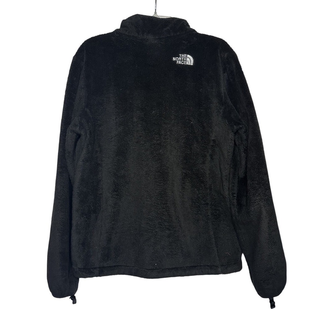 The North Face Osito Full Zip Fleece Jacket Women's S Soft Fuzzy Black - Picture 4 of 9